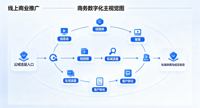 梧州线上商业推广怎么做？全域流量闭环搭建与低成本转化实战指南